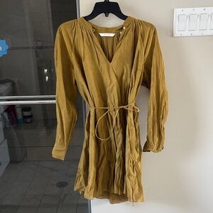 Rebecca Taylor Mustard Dress